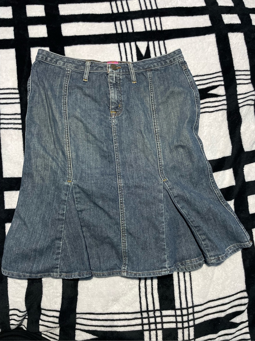 The Limited Jeans denim midi skirt